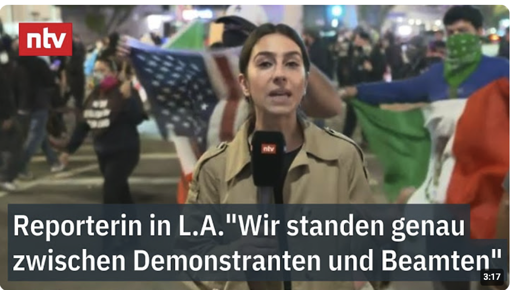 „Wir standen genau zwischen Demonstranten und Beamten“ – Reporterin schildert Lage in L.A.