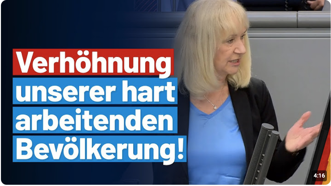 Sozialpolitik darf niemals grenzenlos sein – warnt Dr. Christina Baum – AfD-Fraktion im Bundestag