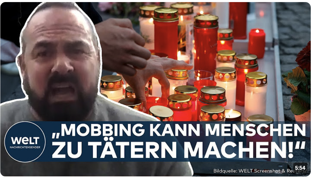 AMOK IN GRAZ: „Mobbing kann Menschen zu Tätern machen!“ Carsten Stahl fordert Prävention an Schulen