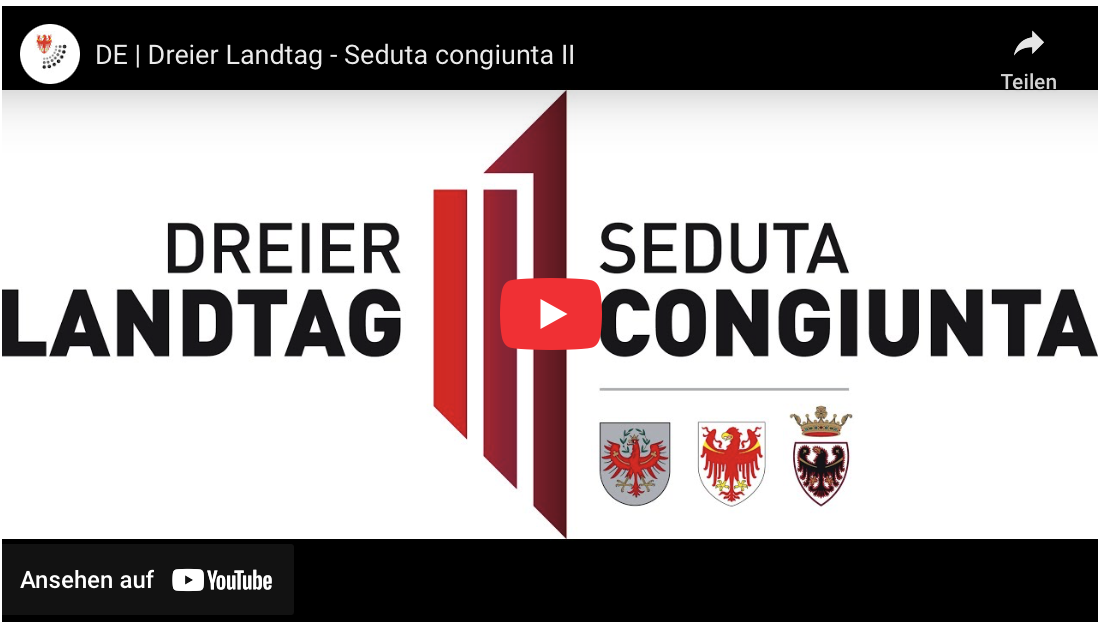 Dreier Landtag – Seduta congiunta II/ Brenner-Probleme!