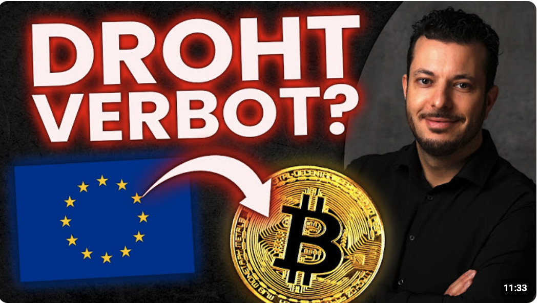DROHT ein BITCOIN-VERBOT in der EU? 