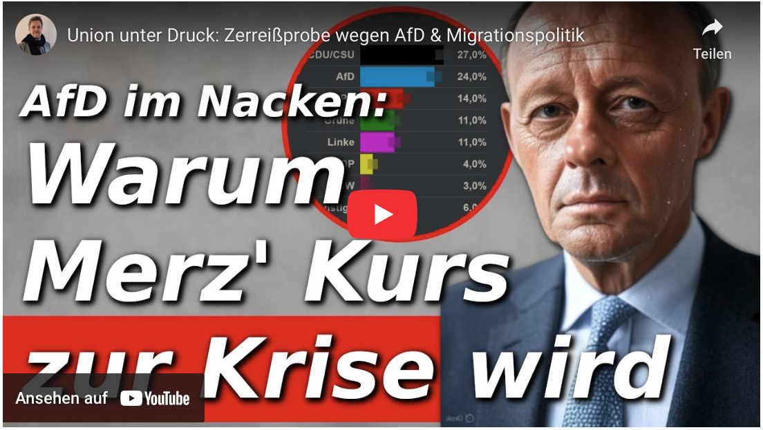 Union unter Druck: Zerreißprobe wegen AfD & Migrationspolitik