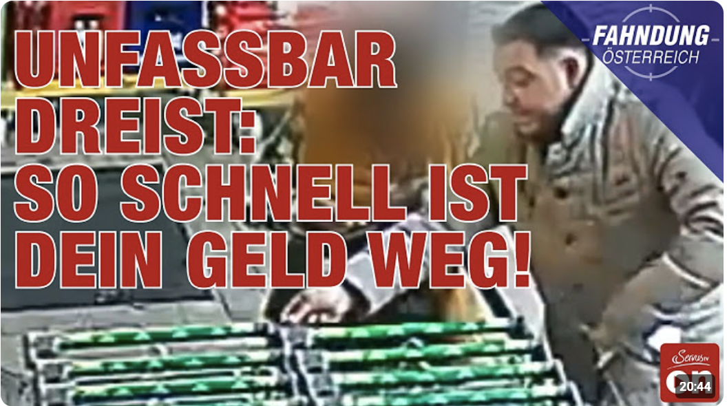 Polizei jagt Profi-Trickdieb – Wir zeigen, wie leicht es wirklich geht | FAHNDUNG ÖSTERREICH