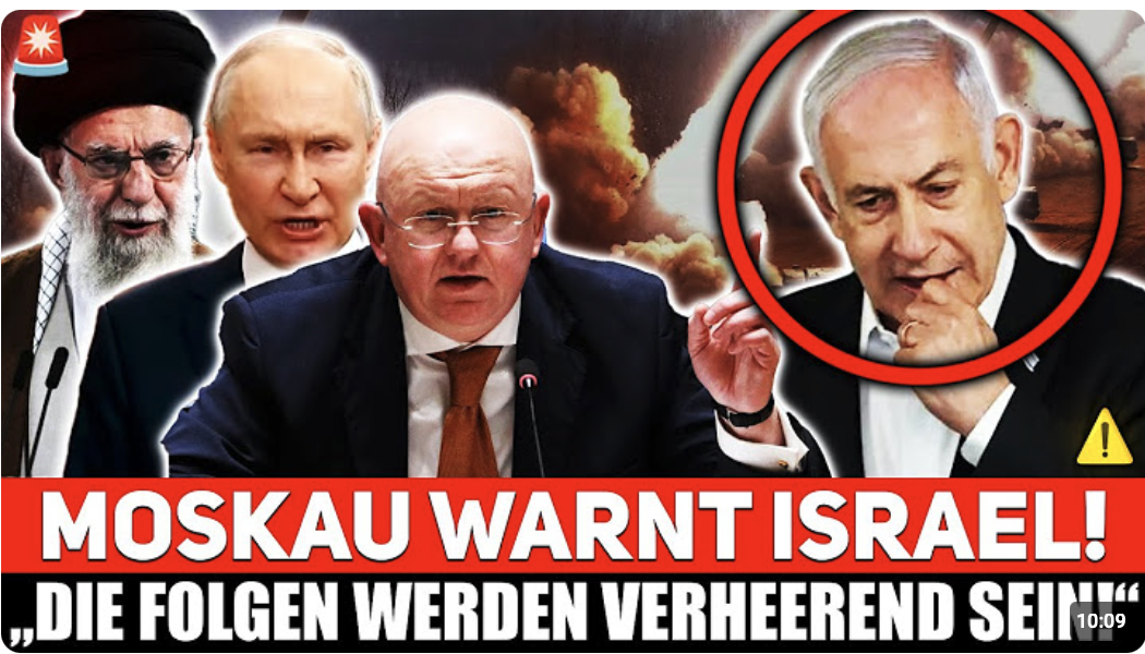  RUSSLAND WIRFT ISRAEL VOR – Region steuert auf ATOMKRIEG zu!