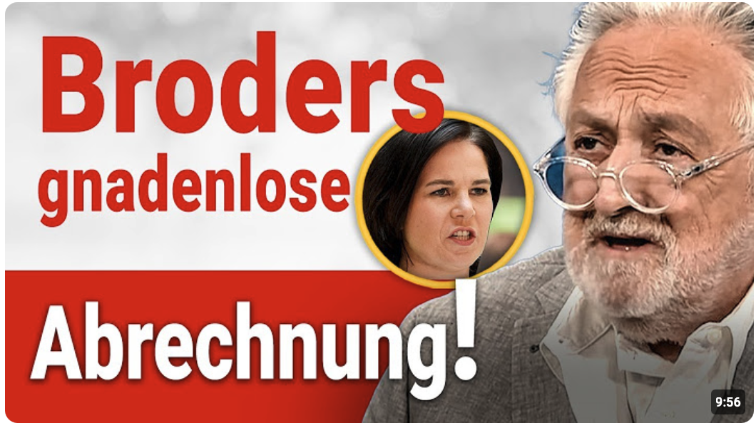 Henryk M. Broder: Baerbock ist wie ein ungezogenes Kind!