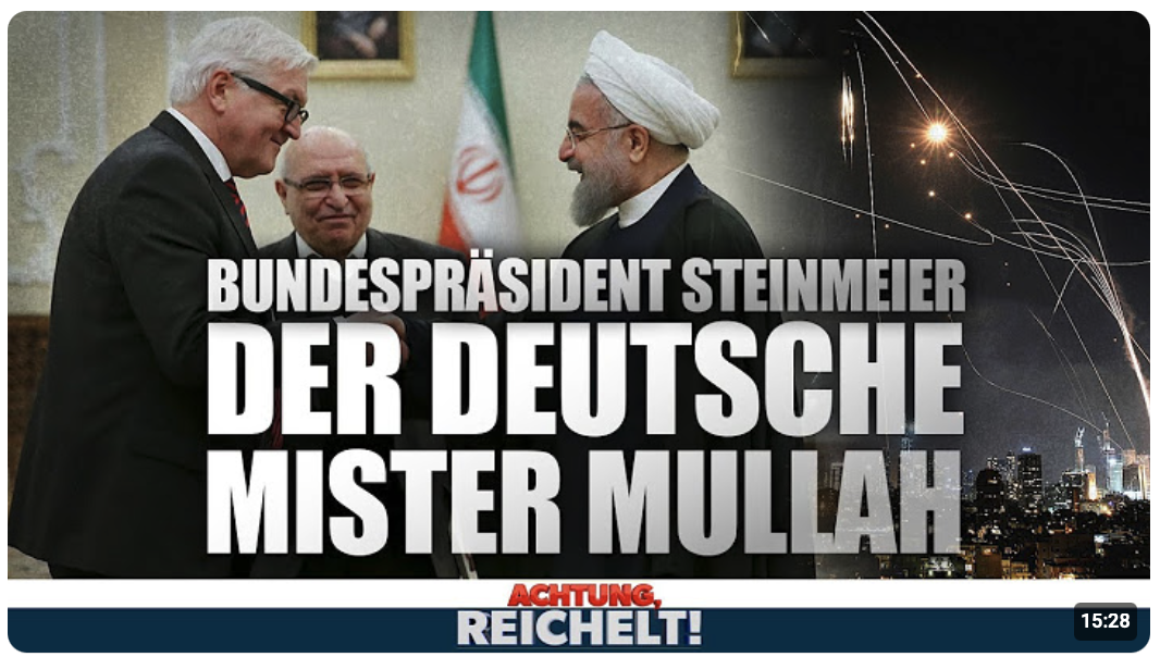 Beweis-Video aufgetaucht! Hier verneigt sich Steinmeier vor den Mord-Mullahs! 