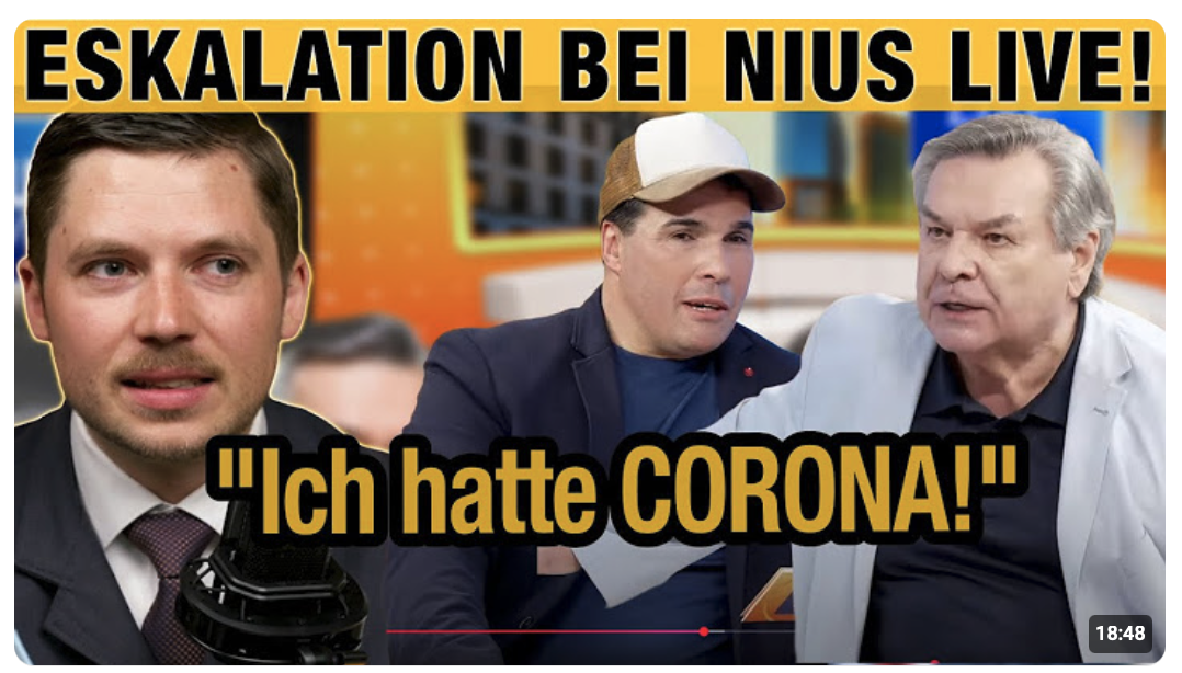 Eskalation bei NIUS LIVE – Waldi gegen Alex