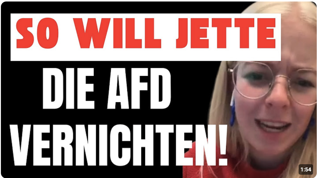JETTE NIETZARD und ihr neuester TRICK, die AFD endgültig zu vernichten!