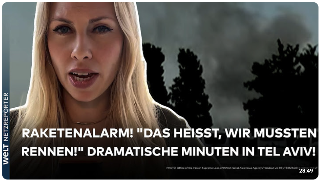 NAHOST: Raketenalarm in Israel! „Das heißt, wir mussten rennen!“ Dramatische Minuten in Tel Aviv!