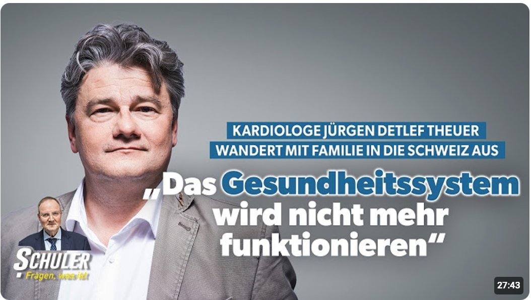 Kardiologe wandert in die Schweiz aus: „Das Gesundheitssystem wird nicht mehr funktionieren“