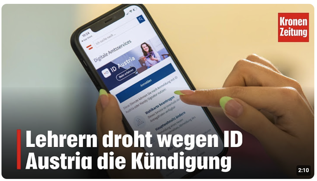 Lehrern droht wegen ID Austria die Kündigung | krone.tv NEWS