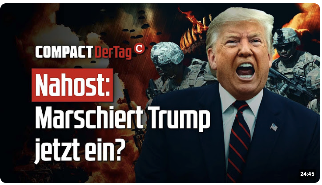 Nahost: Marschiert Trump jetzt ein?