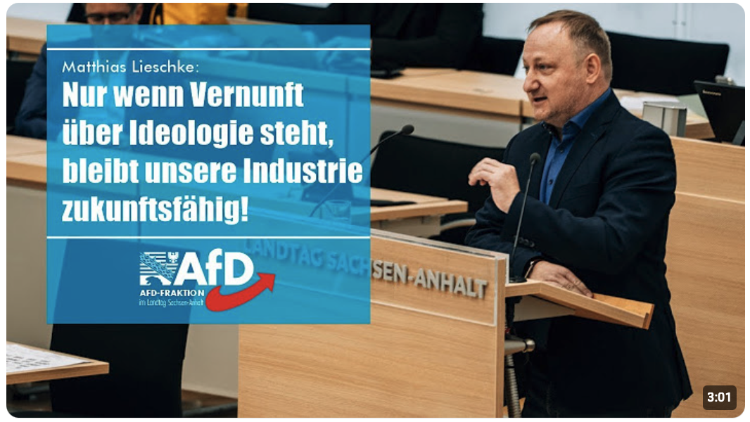 Nur wenn Vernunft über Ideologie steht, bleibt unsere Industrie zukunftsfähig!