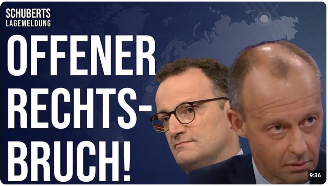 Politik-Beben Merz-Regierung handelt illegal + Grüne Heuchler schützen Regierung! + Spahn-Rücktritt?