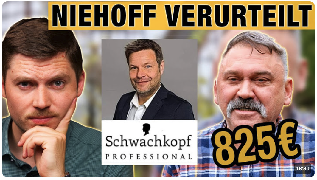 Niehoff verurteilt, aber NICHT wegen Habeck-Meme! Was ist passiert?