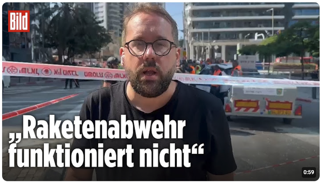 Tel Aviv: Heftiger Raketenangriff am Morgen 