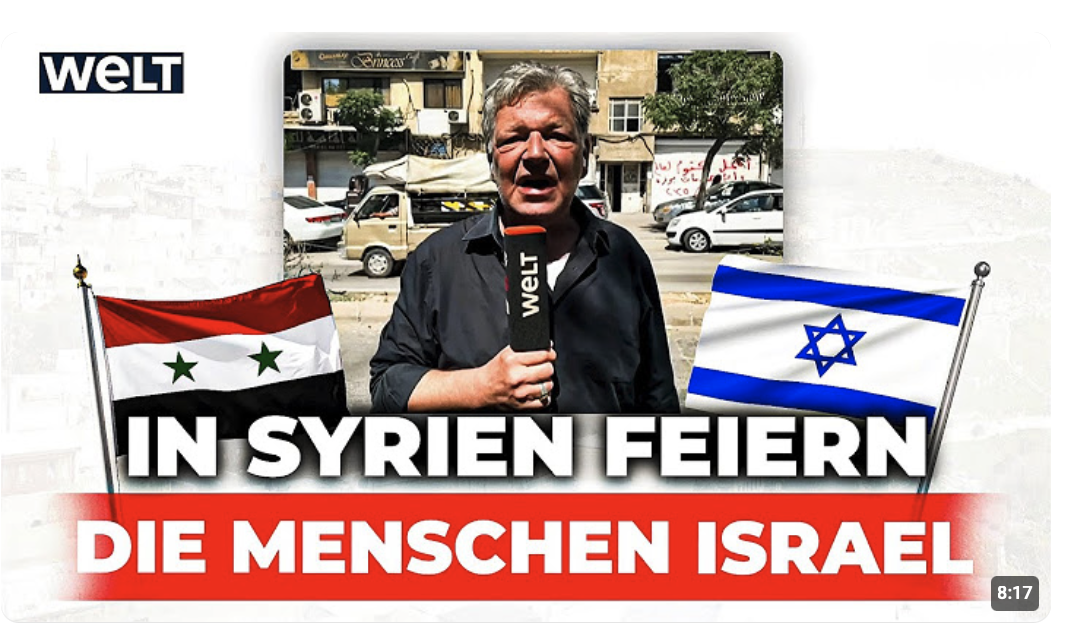 In Syrien feiern die Menschen Israel