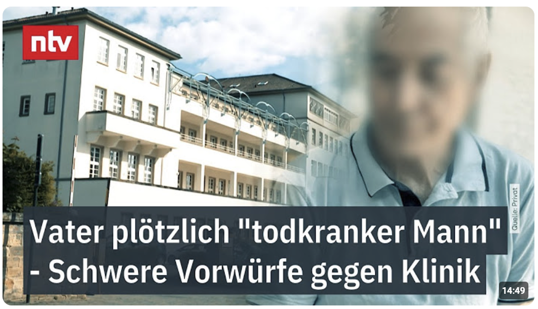 Angehörige machen Median-Klinik schwere Vorwürfe: Vater plötzlich „todkranker Mann“