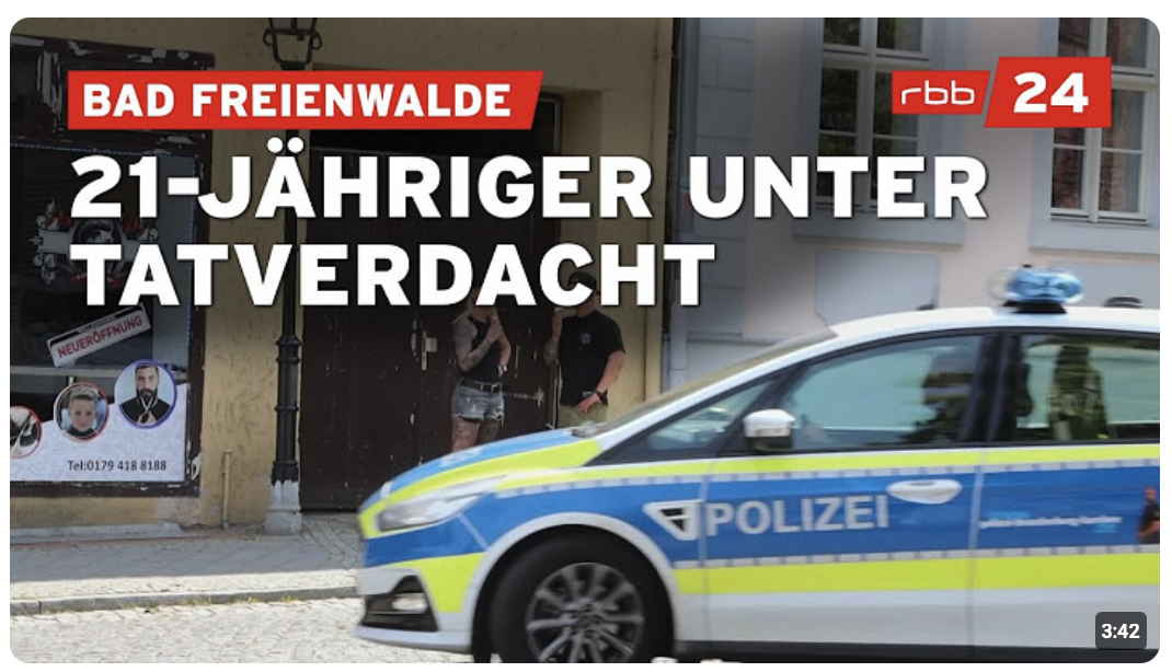 Nach Angriff in Bad Freienwalde: Polizei durchsucht Wohnungen