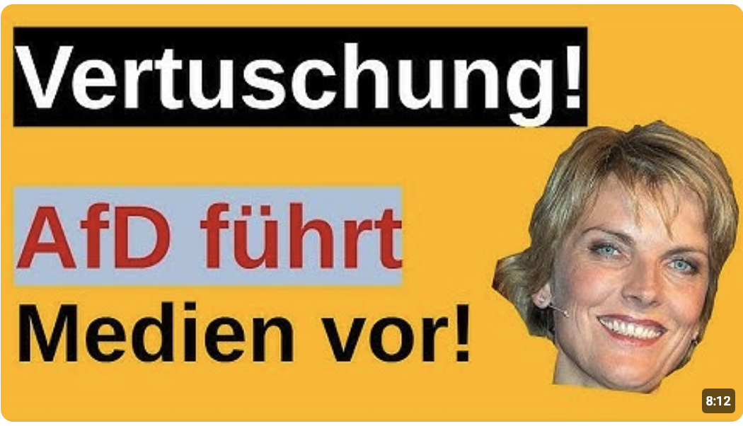 Ein Vorfall sorgt für Aufregung AfD konnte einen Anschlag verhindern! Berichterstattung unterirdisch