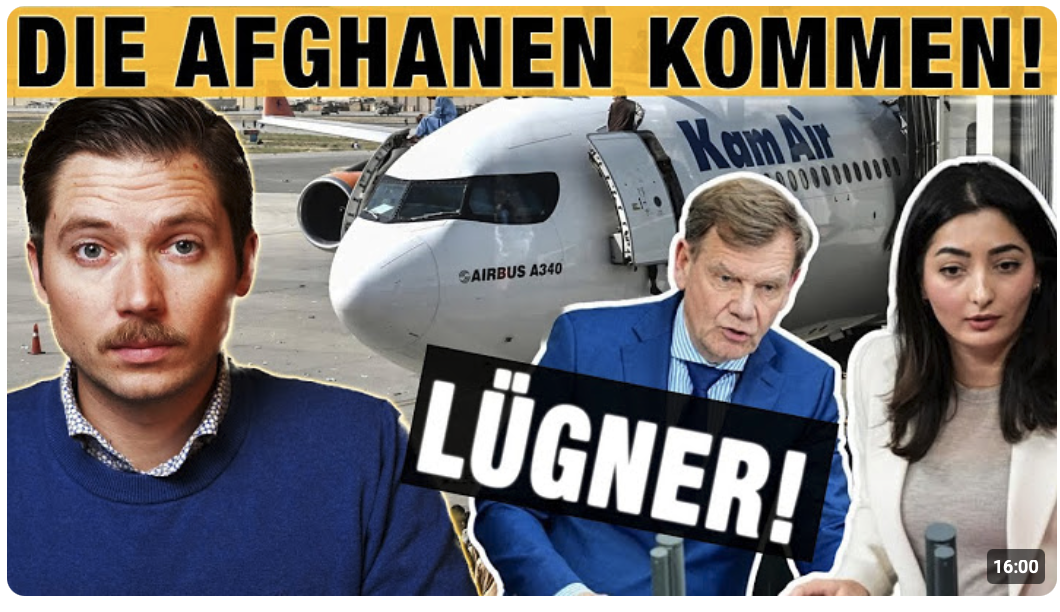 2500 Afghanen kommen nach Deutschland – Die CDU hat schon wieder GELOGEN!