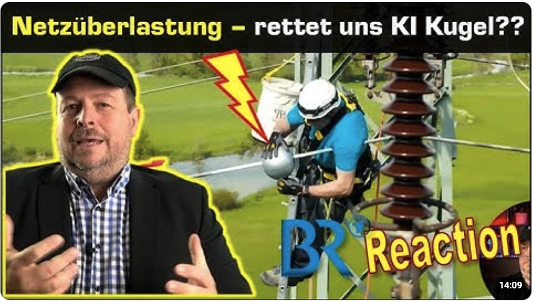 BR Netzüberlastung: – Hilft KI Kugel bei zu viel Solarstrom? – Reaction