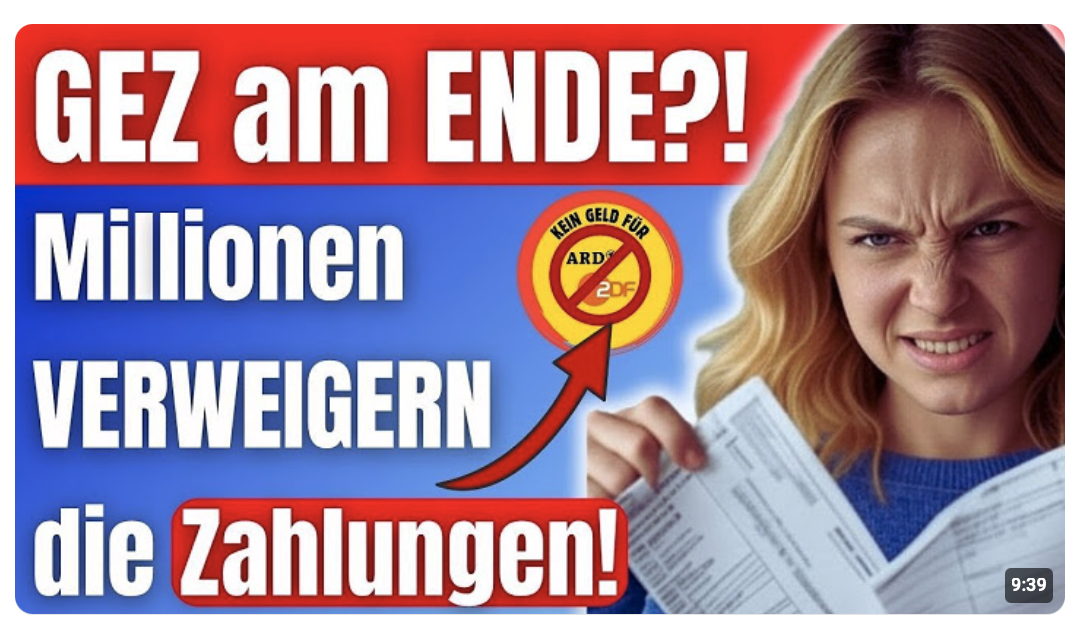 GEZ-Gebühren REBELLION! MILLIONEN Deutsche zahlen KEINE GEZ-Zwangsabgaben mehr!