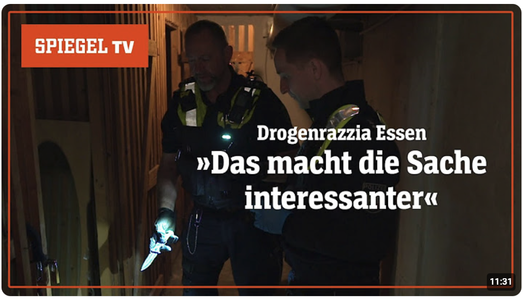 Drogenrazzia im Hotspot: Im Einsatz mit der Polizei Essen 