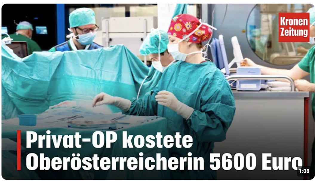 Privat-OP kostete Oberösterreicherin 5600 Euro |