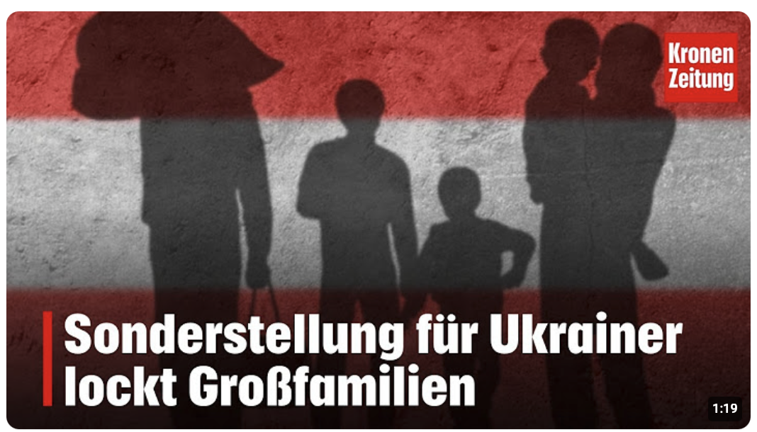 Sonderstellung für Ukrainer lockt Großfamilien 