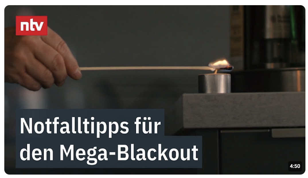 Notfalltipps für den Mega-Blackout: Gute Vorbereitung ist alles
