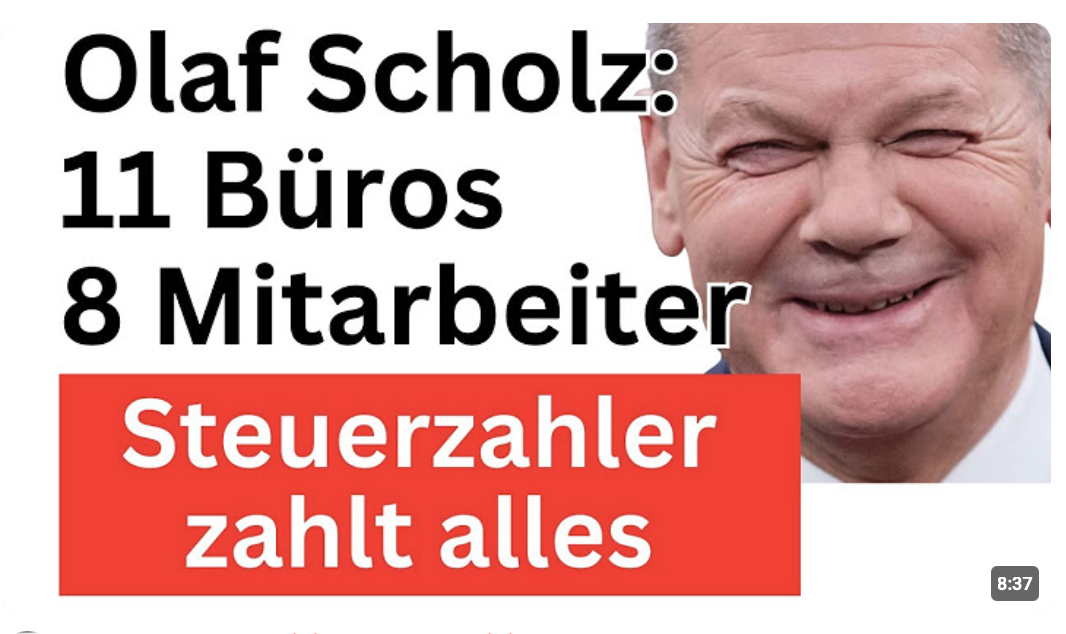 11 Büros für Scholz  Elitärer Irrsinn