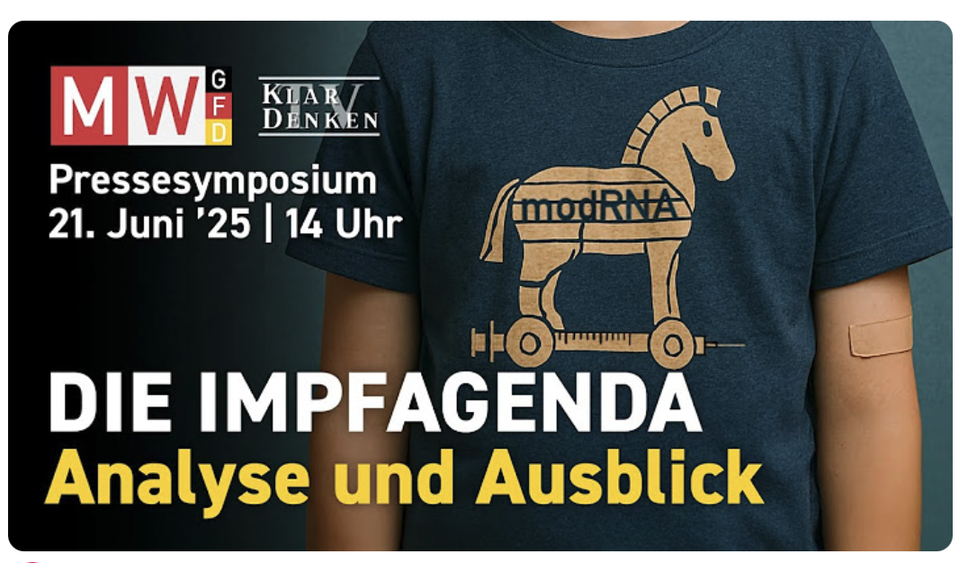 LIVE | MWGFD Pressesymposium: DIE IMPFAGENDA – Analyse und Ausblick
