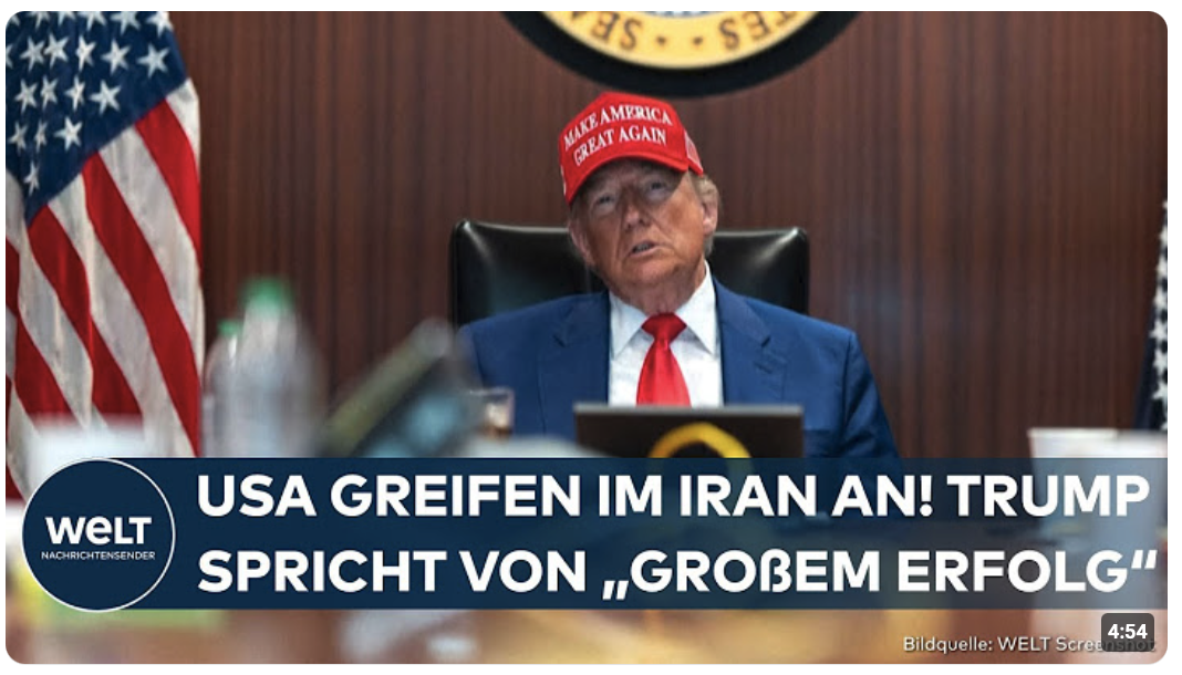 ESKALATION IM NAHEN OSTEN: US-Kriegsbeteiligung! Trump befielt Angriffe auf iranische Atomanlagen!