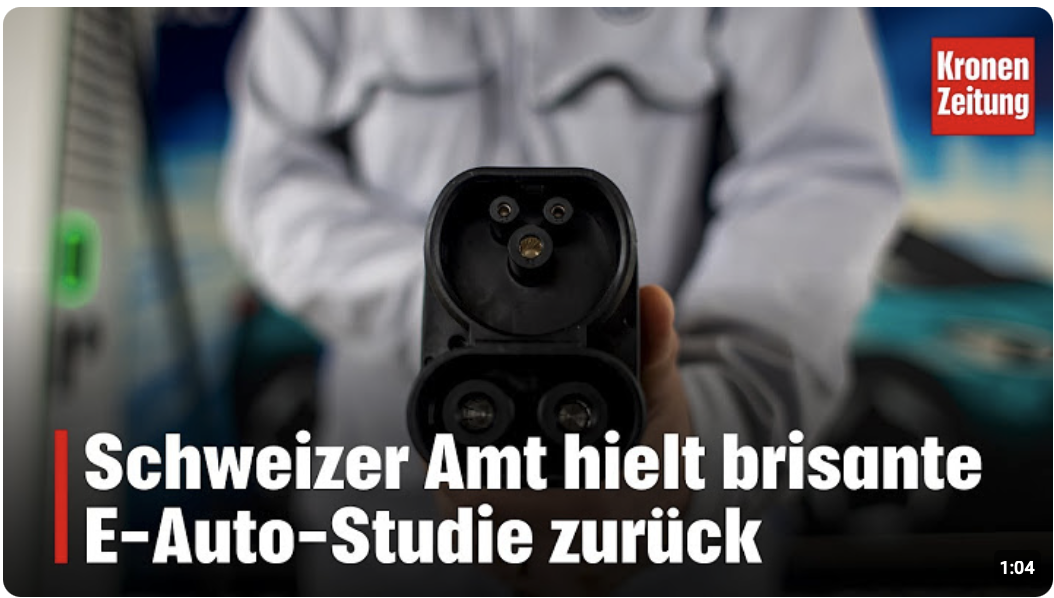 Schweizer Amt hielt brisante E-Auto-Studie zurück |