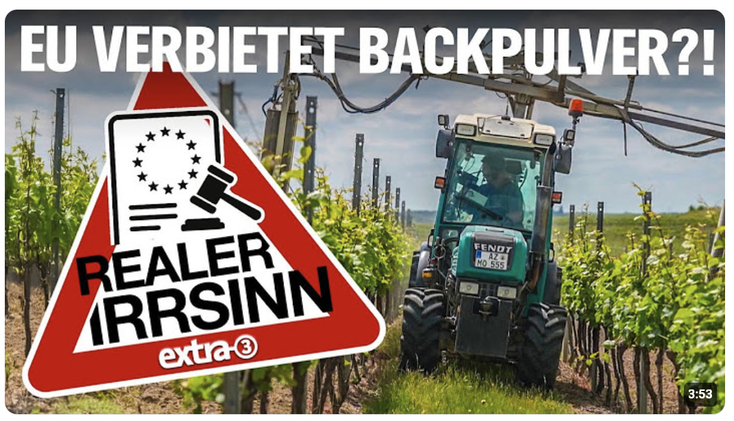 Realer Irrsinn: Backpulver-Verbot für Winzer | extra 3