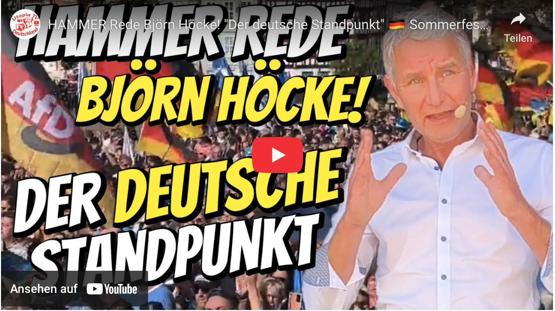 HAMMER Rede Björn Höcke! „Der deutsche Standpunkt“   Sommerfest der AfD in Greiz Thüringen 21.6.25