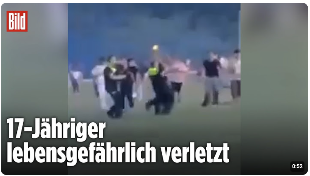 Messerstecherei in Hamburg: Polizisten geraten in wütenden Mob
