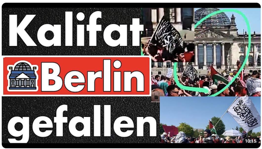 Taliban-Flagge vor dem Reichstag! Verbotene Kennzeichen u.v.m. – Kalifat Berlin ist gefallen!