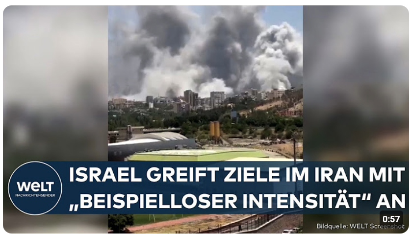 IRAN: Israel greift „mit beispielloser Intensität“ an! Atomanlage Fordo und Evin-Gefängnis getroffen