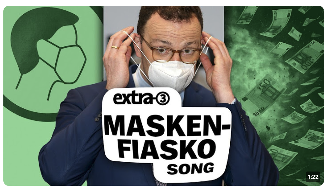 Song für Jens Spahn: Milliarden in Masken versenkt 