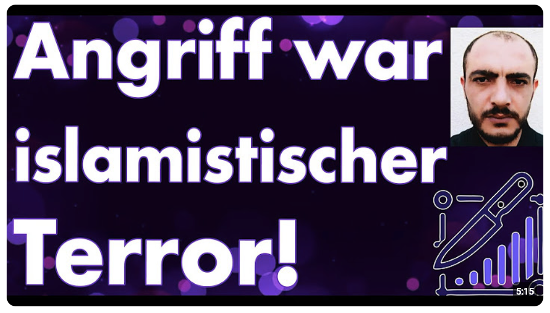 Messerangriff war islamistischer Terror! Wie oft wird dieses Motiv übersehen? Wer sieht ein Muster?