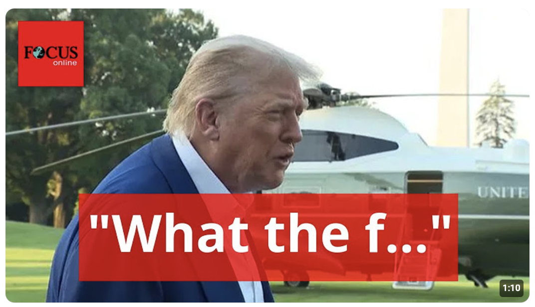 „What the fuck …“: Wegen Israel und Iran wütet Trump vor Weißem Haus los