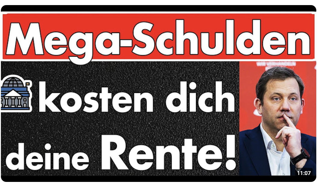 Antifa-Minister Klingbeil gibt Deutschland den finanziellen Rest! Schulden bis ins Nirvana!