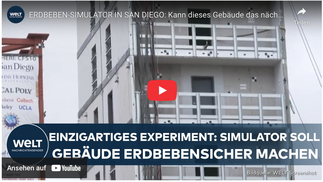 ERDBEBEN-SIMULATOR IN SAN DIEGO: Kann dieses Gebäude das nächste große Beben überstehen?