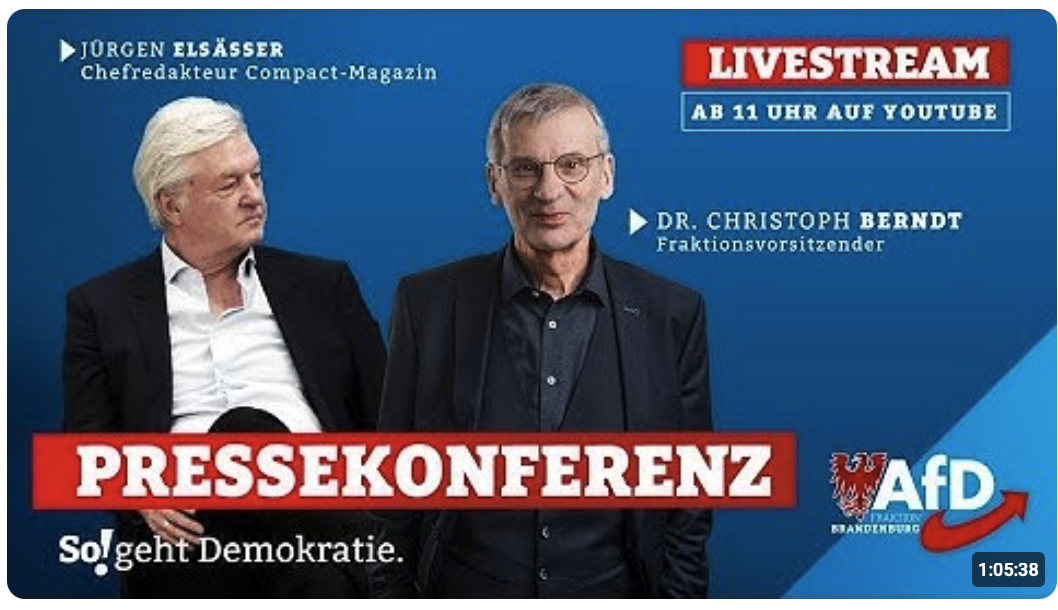 Pressekonferenz: Bundesverwaltungsgericht hebt Compact-Verbot auf!