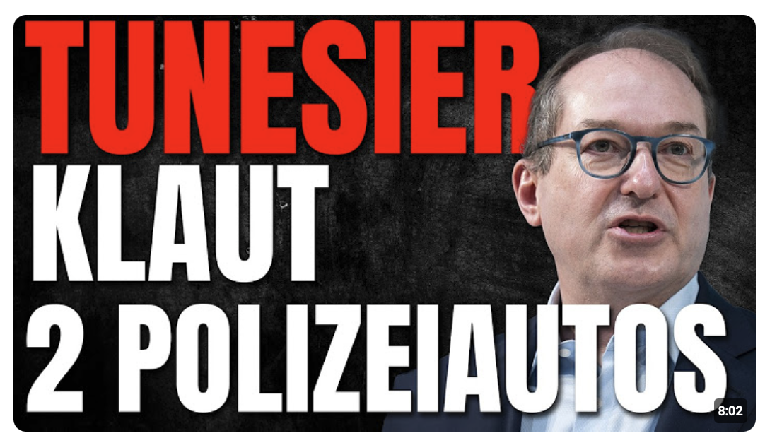Tunesier blamiert die Polizei: Klaut ZWEI verschiedene Streifenwagen