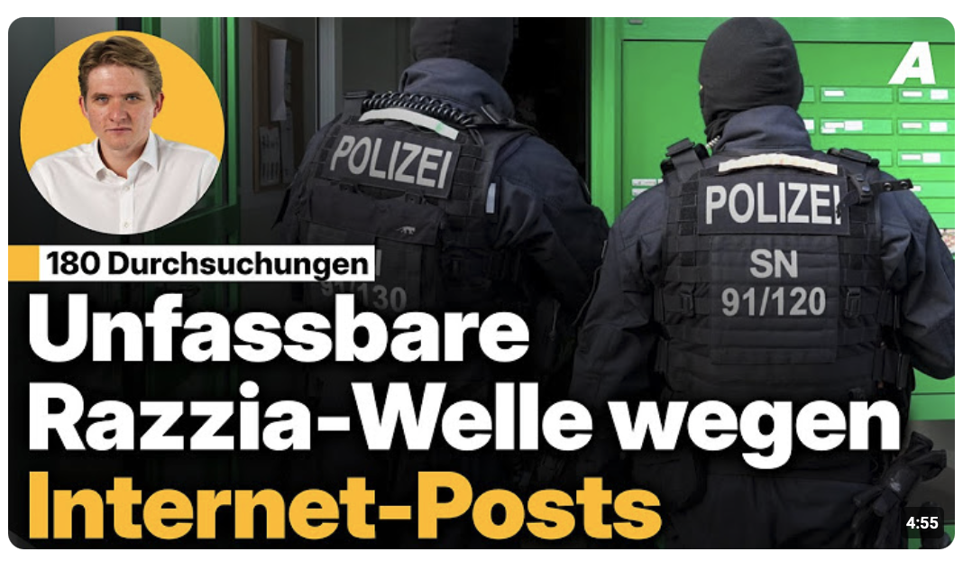 180 Razzien wegen „Hass im Netz“ – skandalöser Aktionstag 