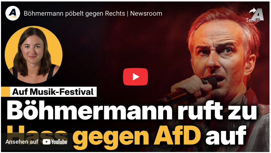 Böhmermann pöbelt gegen Rechts