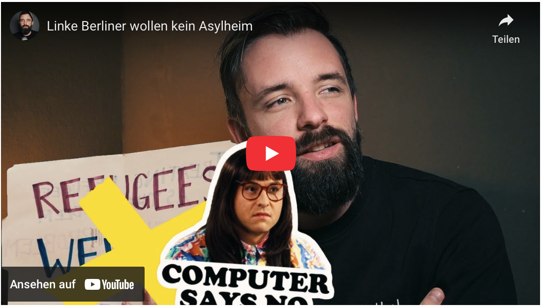 Linke Berliner wollen kein Asylheim